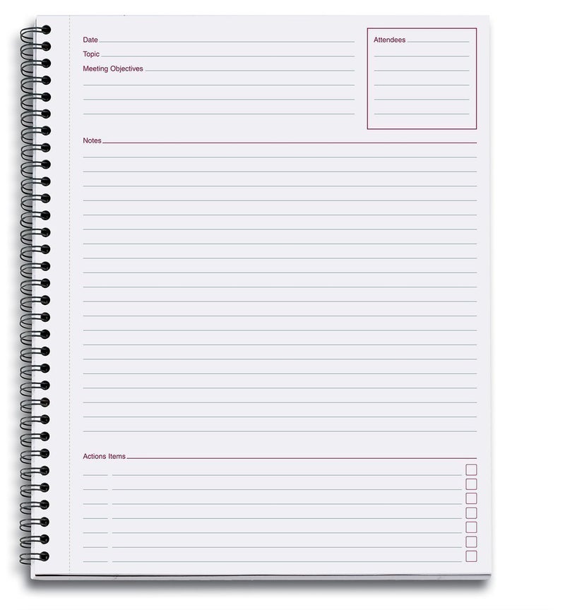 Cambridge Limited Meeting Planner,Side-Bound,11 x 8 1/4, 80 Sheets, Sold as 3 Pack (06132) - Image 4